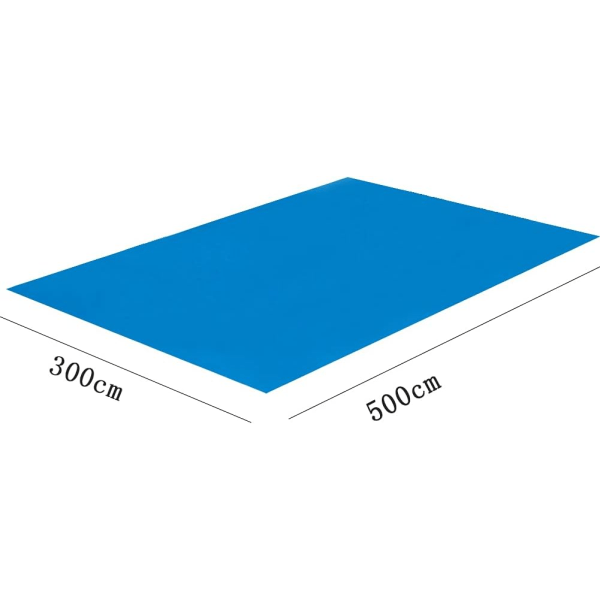 Markduk för poolunderlag, rektangulär, markduk, pooltillbehör, 500 x 300 cm