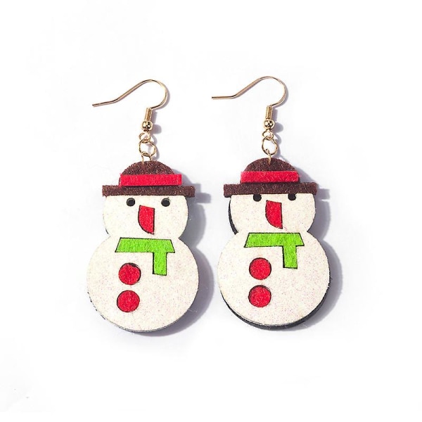 Julklapp örhänge krokhänge accessoarer (F, stil) 2 stycken color 4