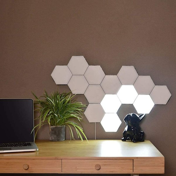 Europeisk standard sex ljus touch sensor power quantum ljus hexagonal