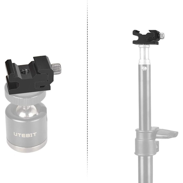 Aluminiumlegering Flash Adapter Universal 1/4 Skruv Flash Mount 6 stycken