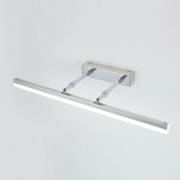 Teleskopisk spegel spegellampa, akryl badrumsspegel frontljus, 420 mm-8 W, lämplig för badrum, toalett