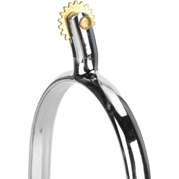 Equestrian Training Zinklegering Vridbar Kopparväxel Sporrar (Silver) 2 Stycken