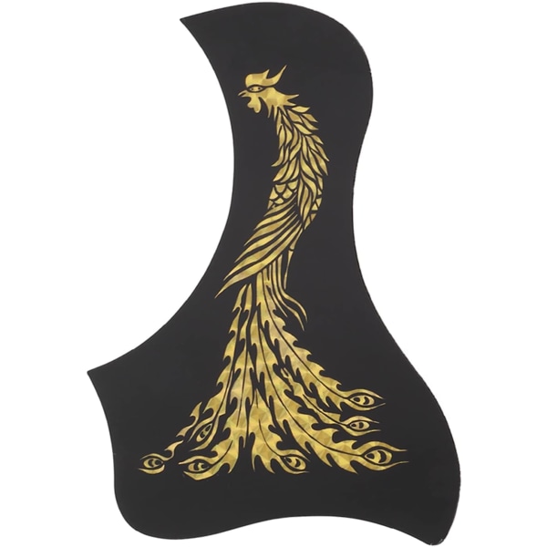 1 stycken klassiska skyddande gitarrplatta tillbehör för gitarrbytesinstrument (guld) gold