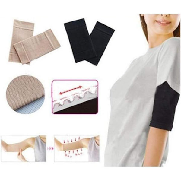 Smalande Kompressionsärmärmstöd Wrap Kalorimassage Gå Ner i Vikt Buster Shaperwear (Beige)