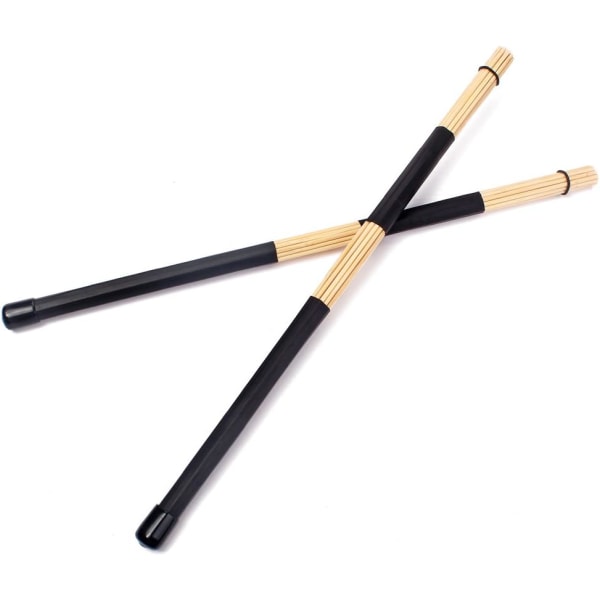 1 par 40 cm professionella trumborstar i bambu med gummigrepp color 3