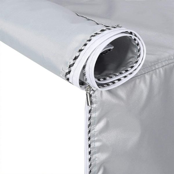 Tvättmaskinsöverdrag, för frontmatning med dragkedja solskydd för frontmatad tvättmaskin（XL）