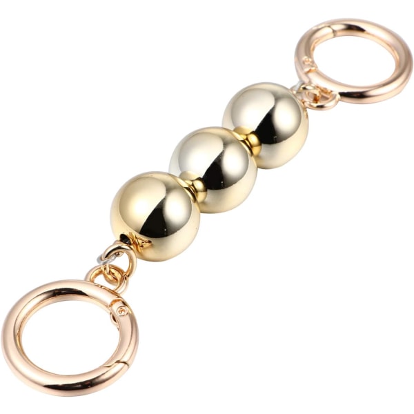 Väska förlängning pärlrem Imitation Pearl Bead Replacement Strap (guld) gold