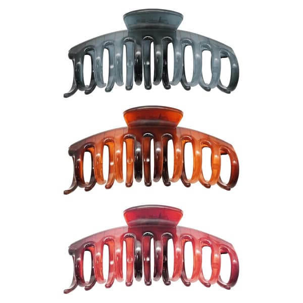 Damehodeplagg sterke gripklemmer for bakhodet 3 stk (B) color 2
