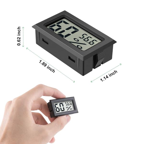4-pack Mini Digital Termometer Hygrometer Inomhus Luftfuktighetsmätare med Fahrenheit (℉)