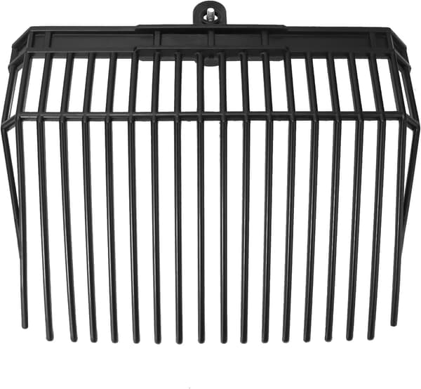 2-pakning slitesterke rustfrie greiphoder, stabilt polykarbonatgreiphode med 18 tenner