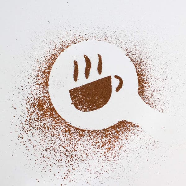 16 STK Kaffedekorasjonsmaler Cappuccino Kaffe Sjokolade Kunstmaler Støvmal
