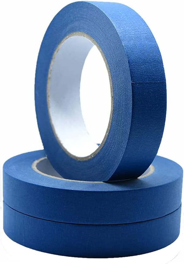 Malertape 3 ruller, Multi-overflade afdækningstape 0,7 tommer x 60 yards, 180 yards i alt