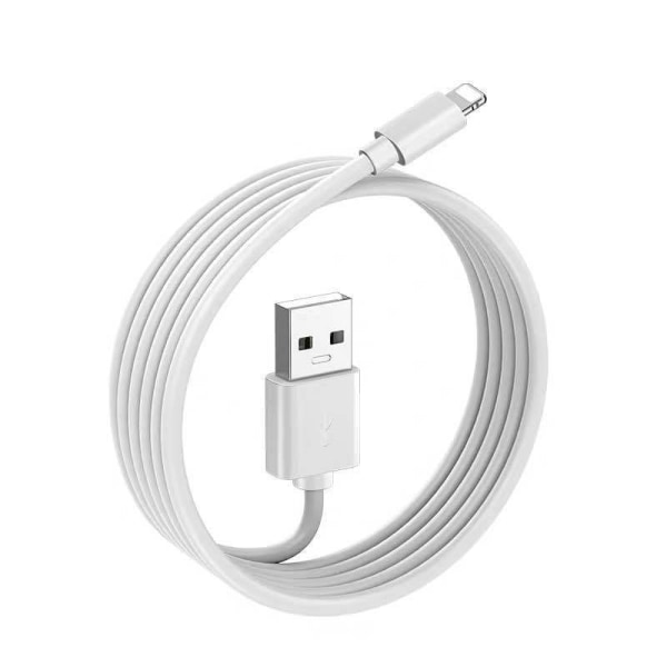 2-delad kompatibel Apple iPhone laddarkabel 1m, Apple Lightning till USB kabel 1m för snabbladdning Apple telefon lång kabel