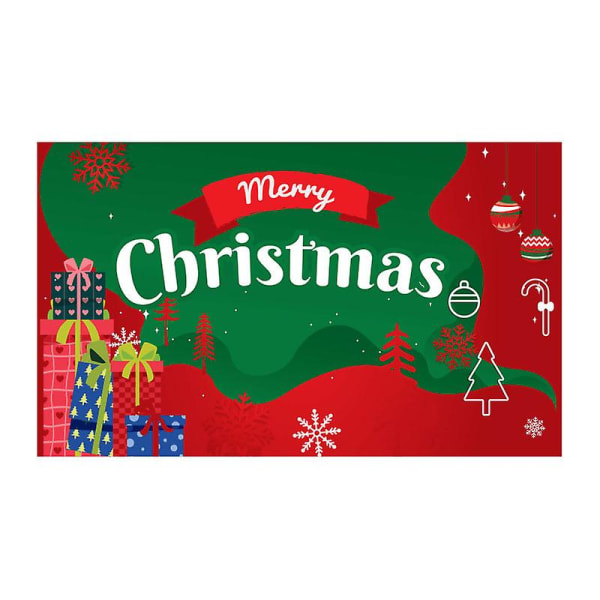 Extra stor julbanner, julskylt, julbakgrundsbilder color 3