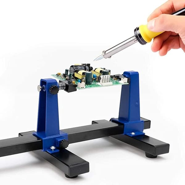 Justerbar PCB-holder Kretskortsholderverktøy for kretskortlodding, 360° rotasjon