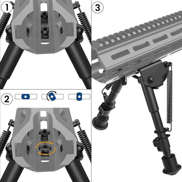 B13 Mlok Bipod 6-9 tum Lättviktsgevär Bipod Fäst Direkt på Mlok-system