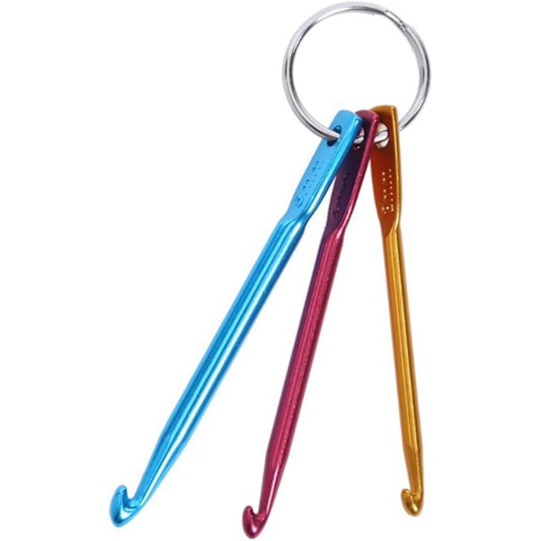 1-pack virknålsset, virknålar, sticknålar för kvinnor, mamma (slumpmässig färg)