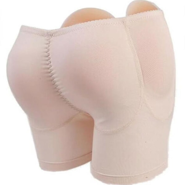 Män rumpa lyft shapewear förbättra höfter vadderade underkläder boxare（aprikos,L） apricot l