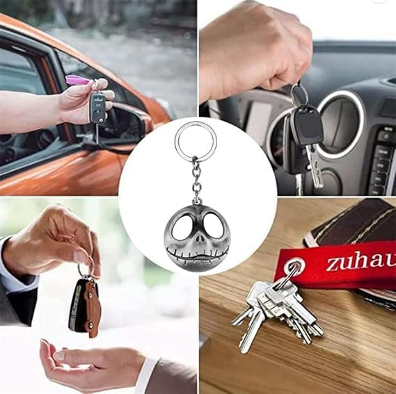 Painajainen ennen joulua -avaimenperä Jack Skull -avaimenperä riipus autotarvikkeet