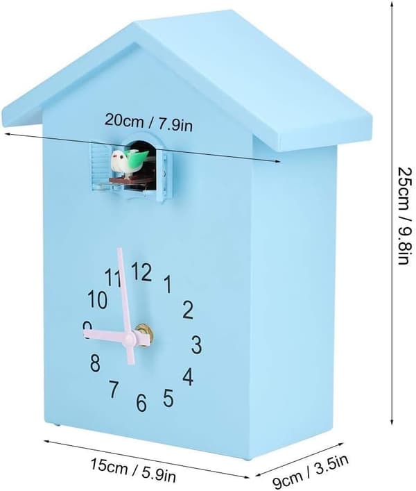 Gökväggklocka, minimalistisk pendelväggklocka modern vardagsrumskontor väggdekoration