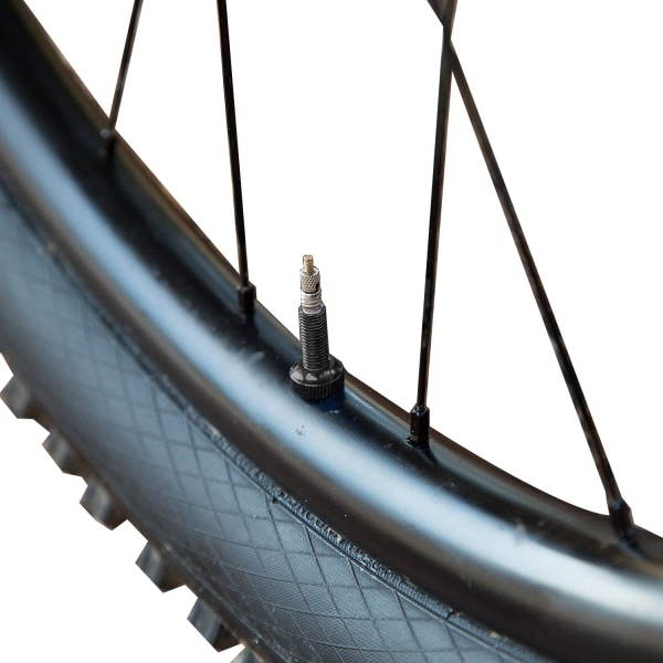 Cykel Fransk Vakuum Luftmunstycke Vakuum Aluminiumlegering Däckventilkärna (Svart) Black