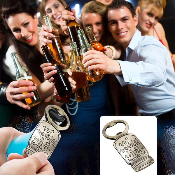Kasseflaskeåbner, Unik Ølgave, Bartender Ølflaskeåbner til Bar, Fest, Hjem