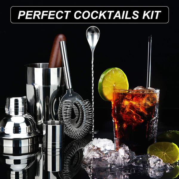 7 bærbare bartenderværktøjer Cocktailmixer Bartender Tilbehør (350ML) 350ml