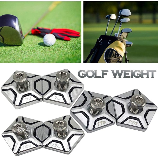 Golfvikter för Cobra King F8 Driver Head Vikt, 17g 17g