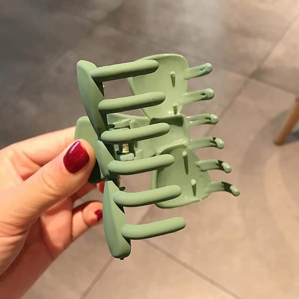 Pakke med 4 store hårspenner Sklisikre store hårspenner for kvinner til hårstyling