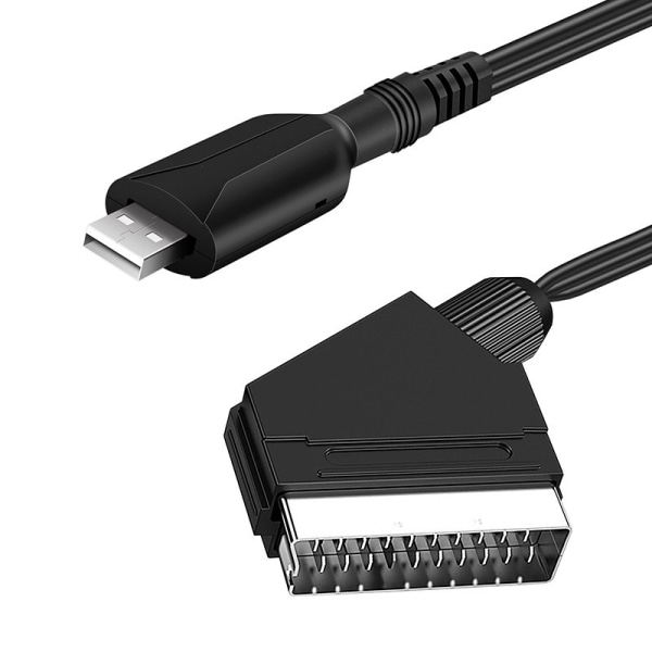 SCART till HDMI-omvandlarkabel 1080P/720P med USB -kabel SCART I