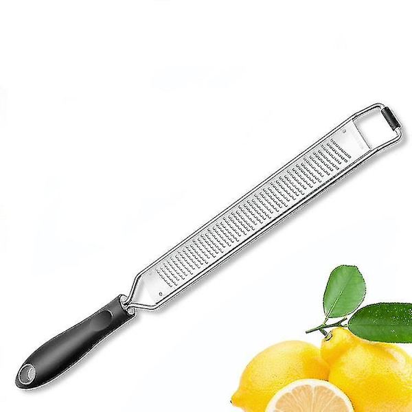 Premium Zester Rivjärn med Perfekt Vinklade Tänder ~ Idealisk för Citrusfrukter
