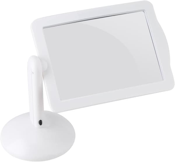 Led-förstoringsglas, 360 roterbar handsfree 3X stor rektangulär helsidesförstoringsglas