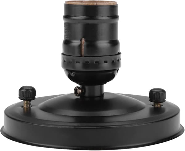 Loftlampebase, E26/E27 Vintage Industriel Loft-/Væglampebaseholder, Pendelpære Lampesokkel