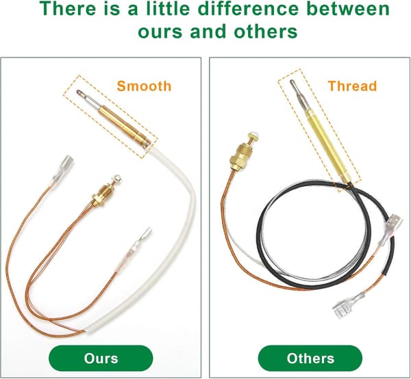 Reparationsdelar för utomhusvärmare Säkerhetskit Termoelement (M8 x1) och FD4 Dump Switch