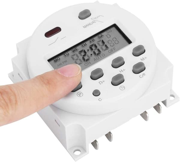 12 Volt Timer Bil CN101A DC 12V LCD Kontrol Strøm Timer Switch 20V-240V/50HZ-60H