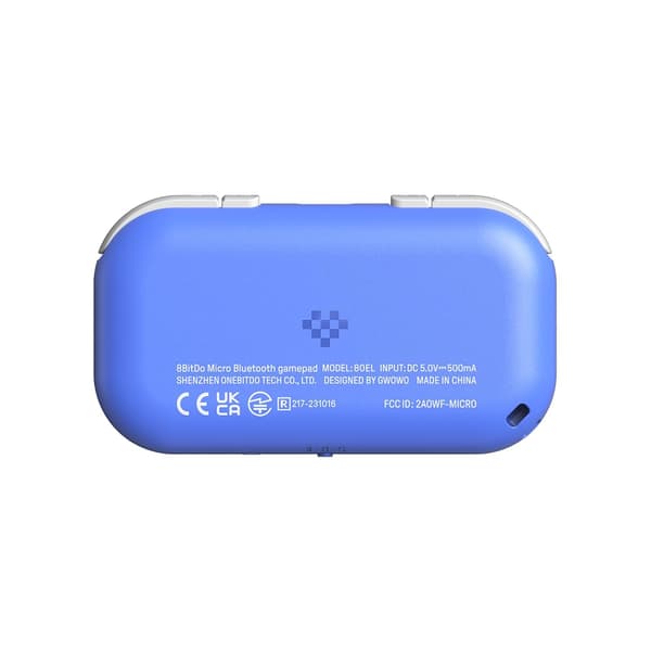Micro Bluetooth Gamepad Lommestørrelse Mini Controller til Switch, Android og Raspberry Pi, Understøtter Tastaturtilstand (Blå) Blue