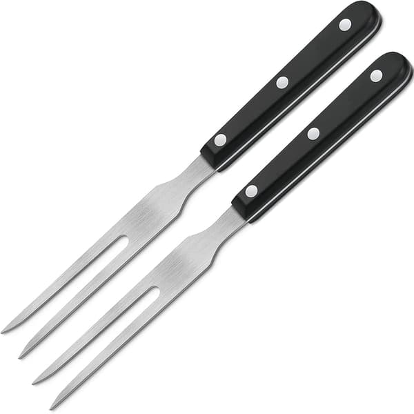 Udskæringsgaffel Kødgabel Rustfri Stål Gaffel Til BBQ Madlavning Bagning - 2 Stykker