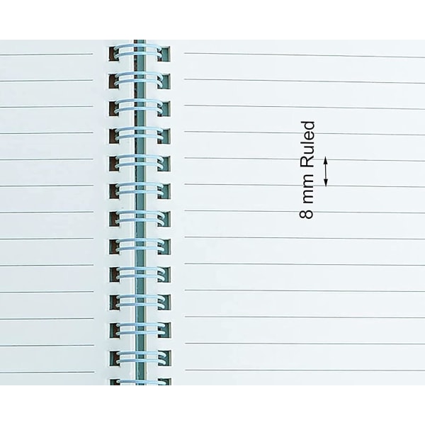 4 stycken A5 tjock blomma Design Inbunden Spiral Notebook 160 Sida Note Journal