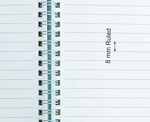 4 stykker A5 tyk blomsterdesign hardcover spiralnotesbog 160 siders notatjournal