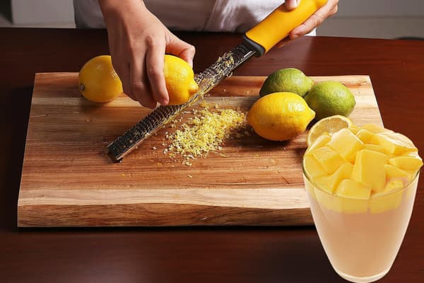 Citron Zester & Ostegrader - Parmesanost, Citron - knivskarpt rustfrit stålblad