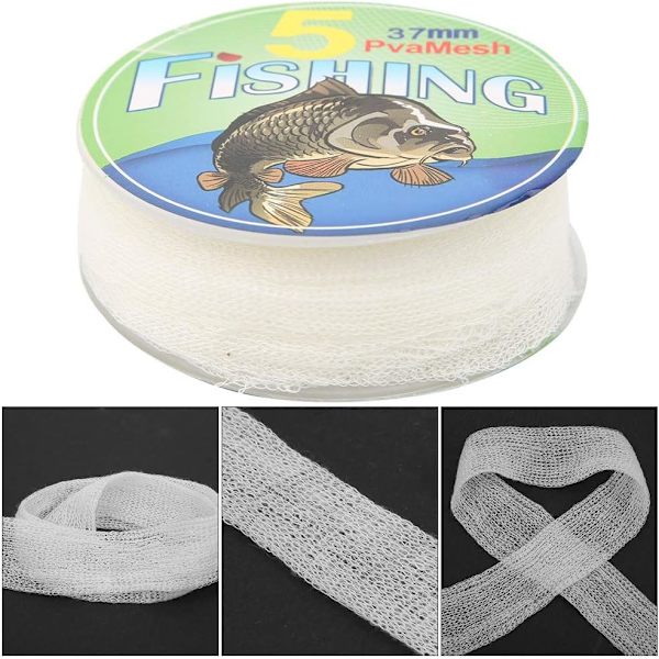 5M Vattenlöslig Fiske Linje, PVA Vattenlöslig Nät Fiske Tillbehör (37mm) Fiske Tillbehör