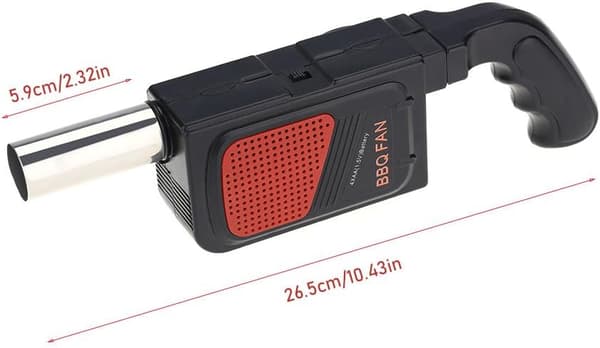 Grillpistolbrænder, køkken kulinarisk grillkøkkenredskab med elektrisk ventilator