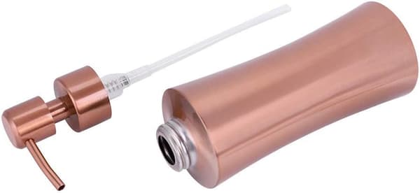 304 rustfrit stål flydende sæbedispenser pumpe opbevaringsstativ flaske (250 ml)
