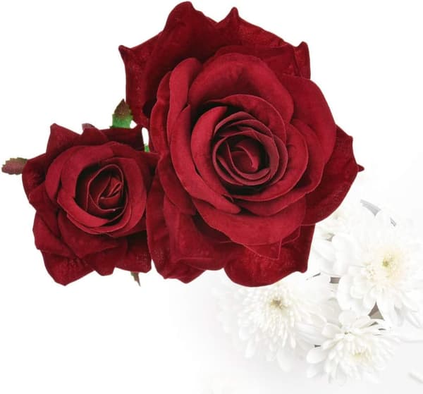 Blommig hårnål roshårklämma elegant blomma hårklämma kvinnor roshår hårtillbehör