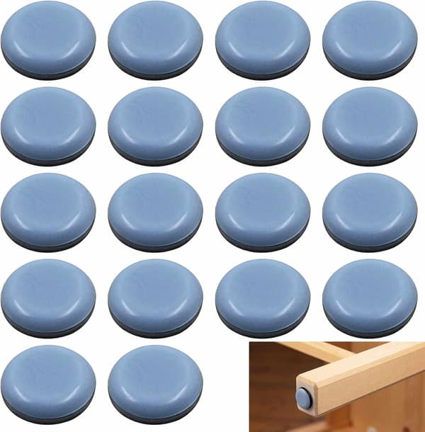Møbelglidere Møbelglidere Selvklebende - Diameter 25 mm (Rund) - Glidere for møbler