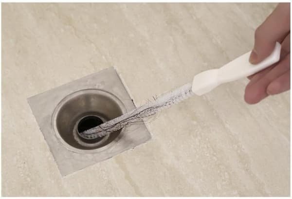 45cm flexibel diskbänk rengöringsborste vattenrör avlopp muddra verktyg, 2PCS