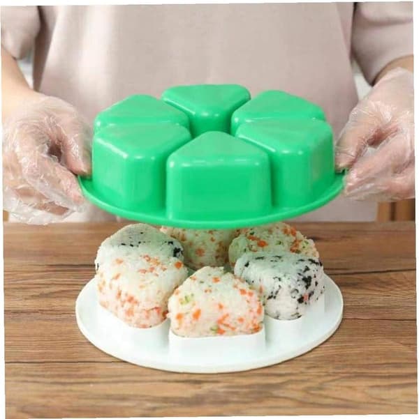 Sushi Maker Onigiri Form Silikon Ris Sushi Maker for Sushi Restauranter, Hjem, Kontor, Camping
