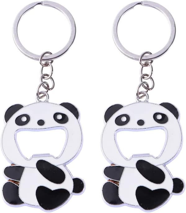 2 st Panda Nyckelring Panda Tema Festgåvor Hänge