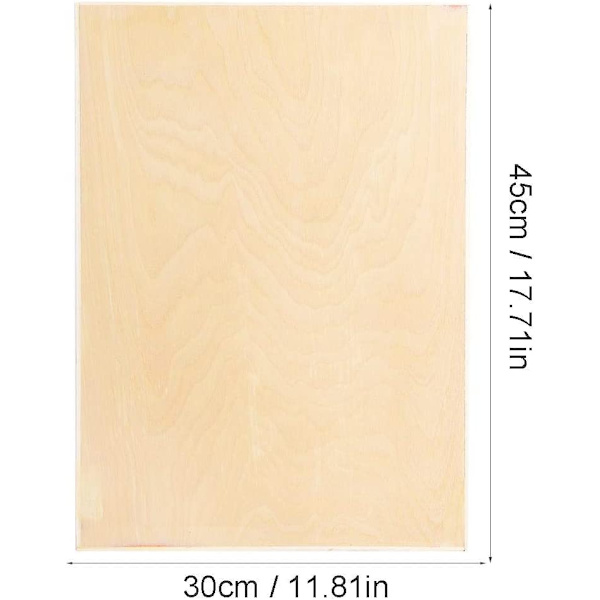 Konstmaterial, poppelritbräda, slät 8K ihålig ritbräda