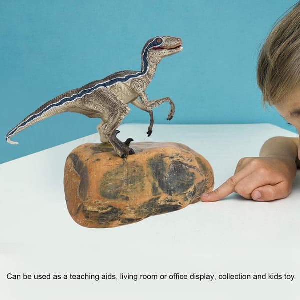 Børns Mini Simulation Dinosaur Dukke Model Legetøjsgave (Blå) Blue
